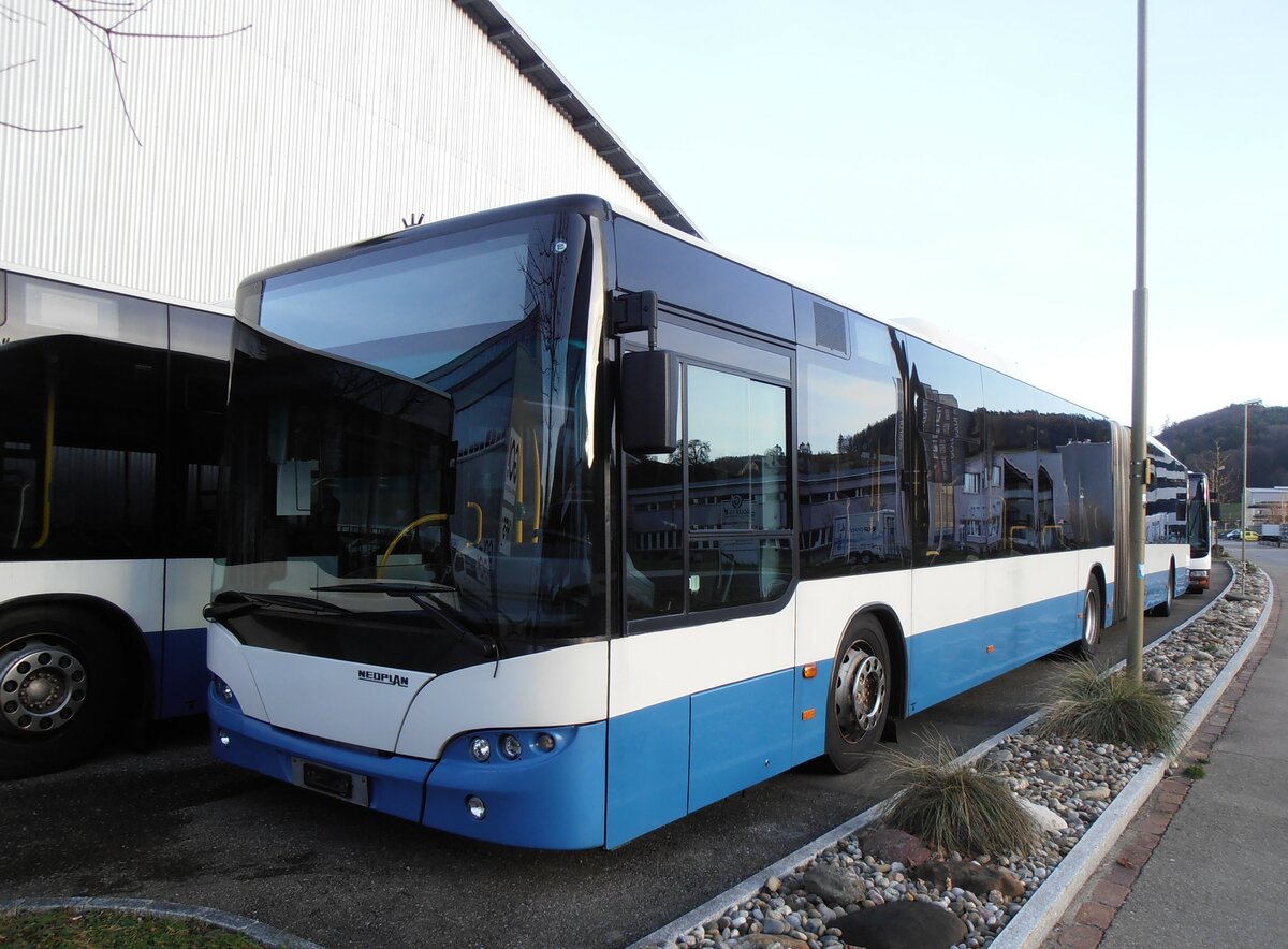 (258'034) - VBZ Zrich - Nr. 547 - Neoplan am 30. Dezember 2023 in Winterthur, Daimler Buses