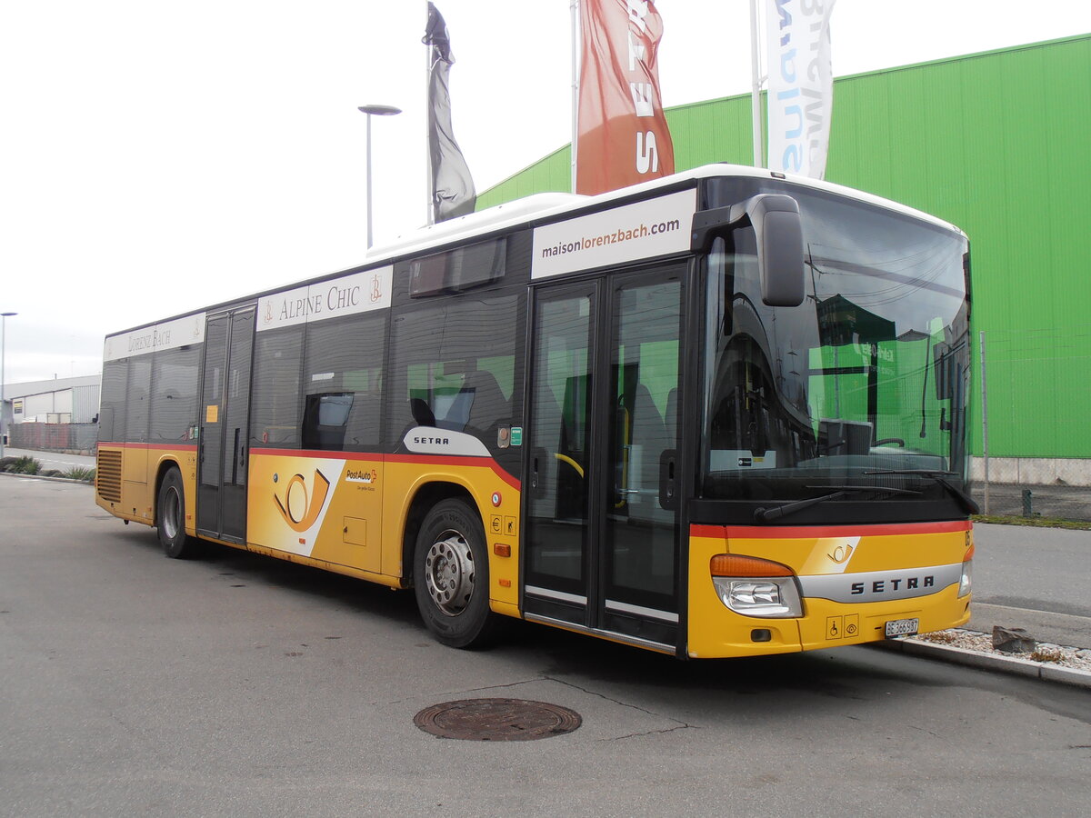 (258'063) - Kbli, Gstaad - Nr. 5/BE 336'987/PID 5425 - Setra am 1. Januar 2024 in Kerzers, Interbus