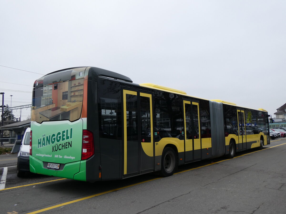 (258'651) - STI Thun - Nr. 715/BE 810'715 - Mercedes am 12. Januar 2024 in Thun, CarTerminal