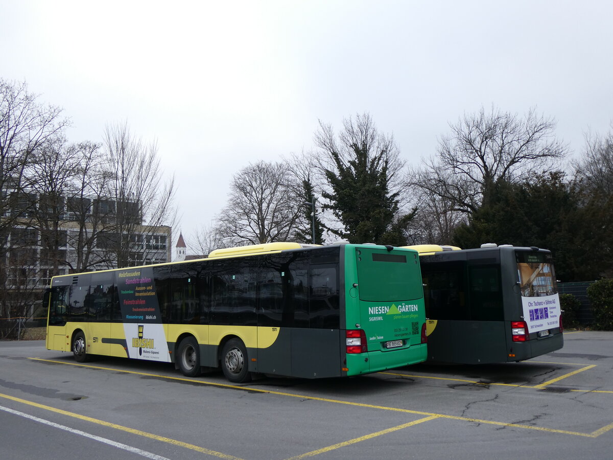 (258'653) - STI Thun - Nr. 602/BE 865'602 - MAN am 12. Januar 2024 bei der Schifflndte Thun