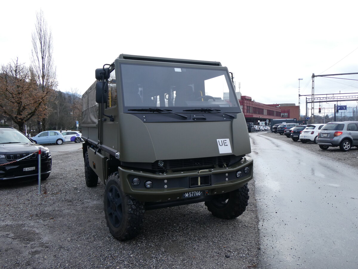 (258'742) - Schweizer Armee - M+57'766 - Bucher-Mowag am 15. Januar 2024 in Thun, Rosenau