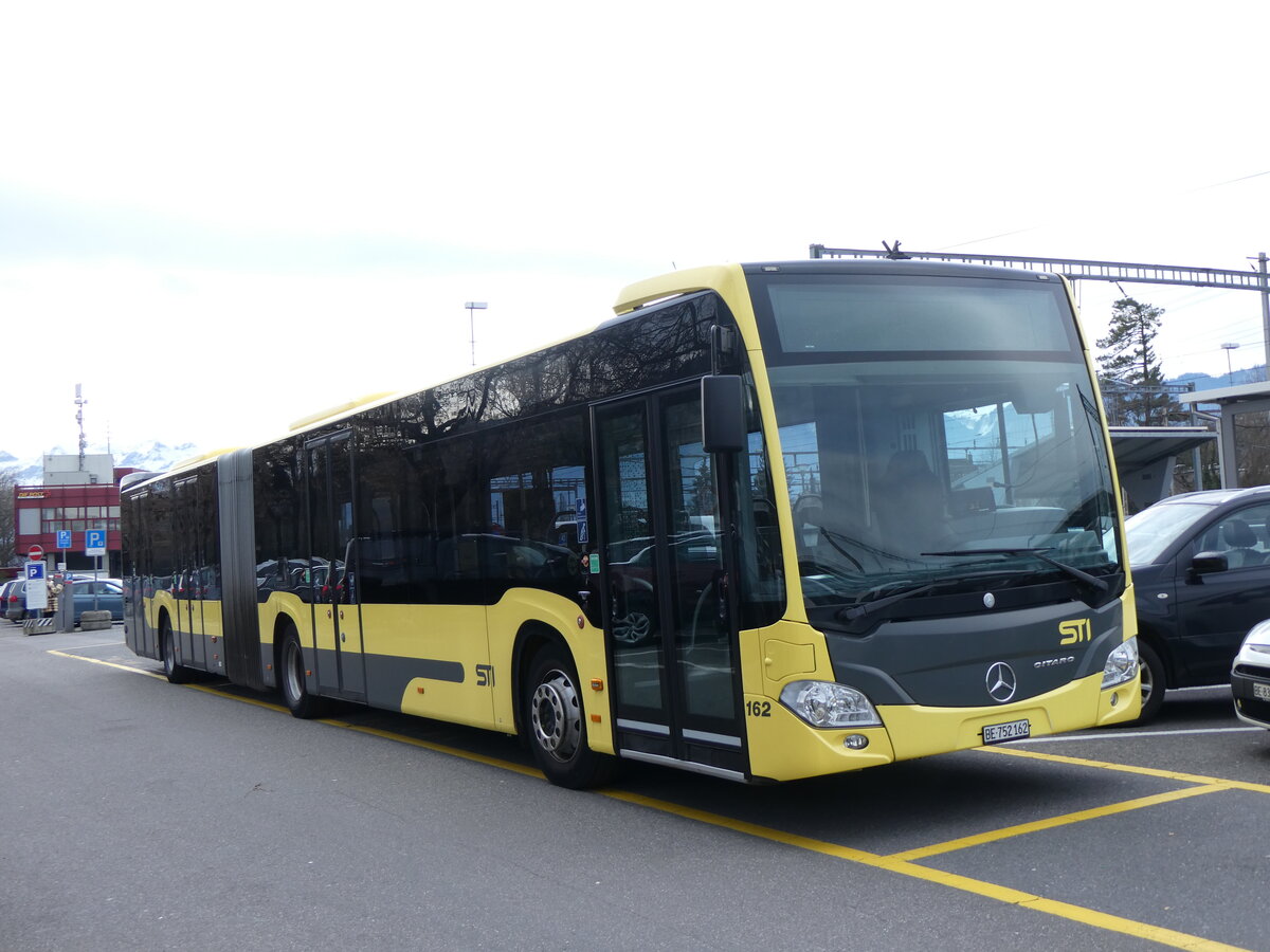 (259'636) - STI Thun - Nr. 162/BE 752'162 - Mercedes am 26. Februar 2024 in Thun, CarTerminal