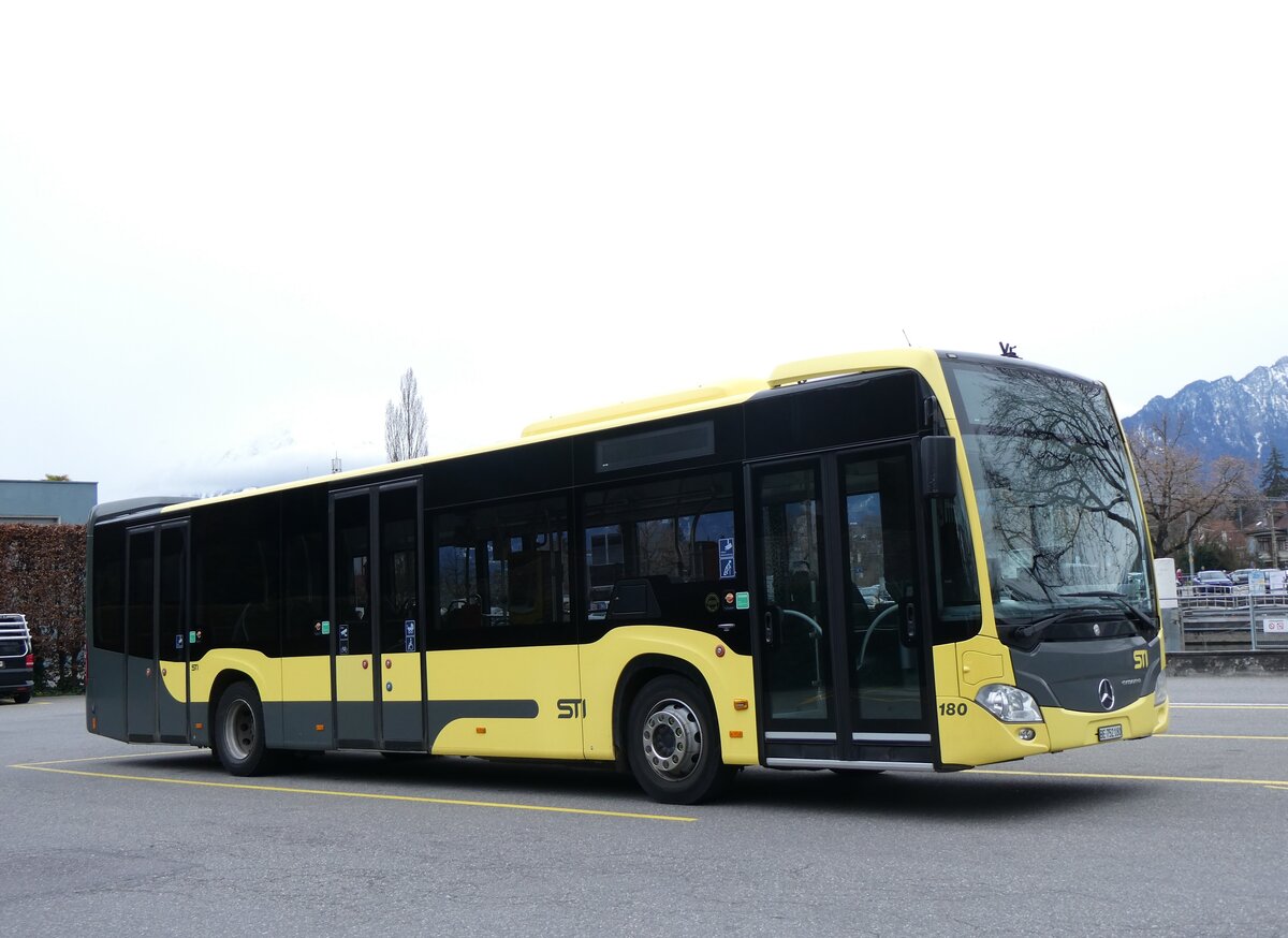 (260'243) - STI Thun - Nr. 180/BE 752'180 - Mercedes am 10. Mrz 2024 bei der Schifflndte Thun