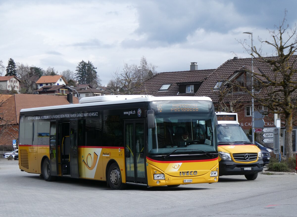 (260'362) - Engeloch, Riggisberg - Nr. 8/BE 13'188/PID 10'337 - Iveco am 15. Mrz 2024 in Riggisberg, Post