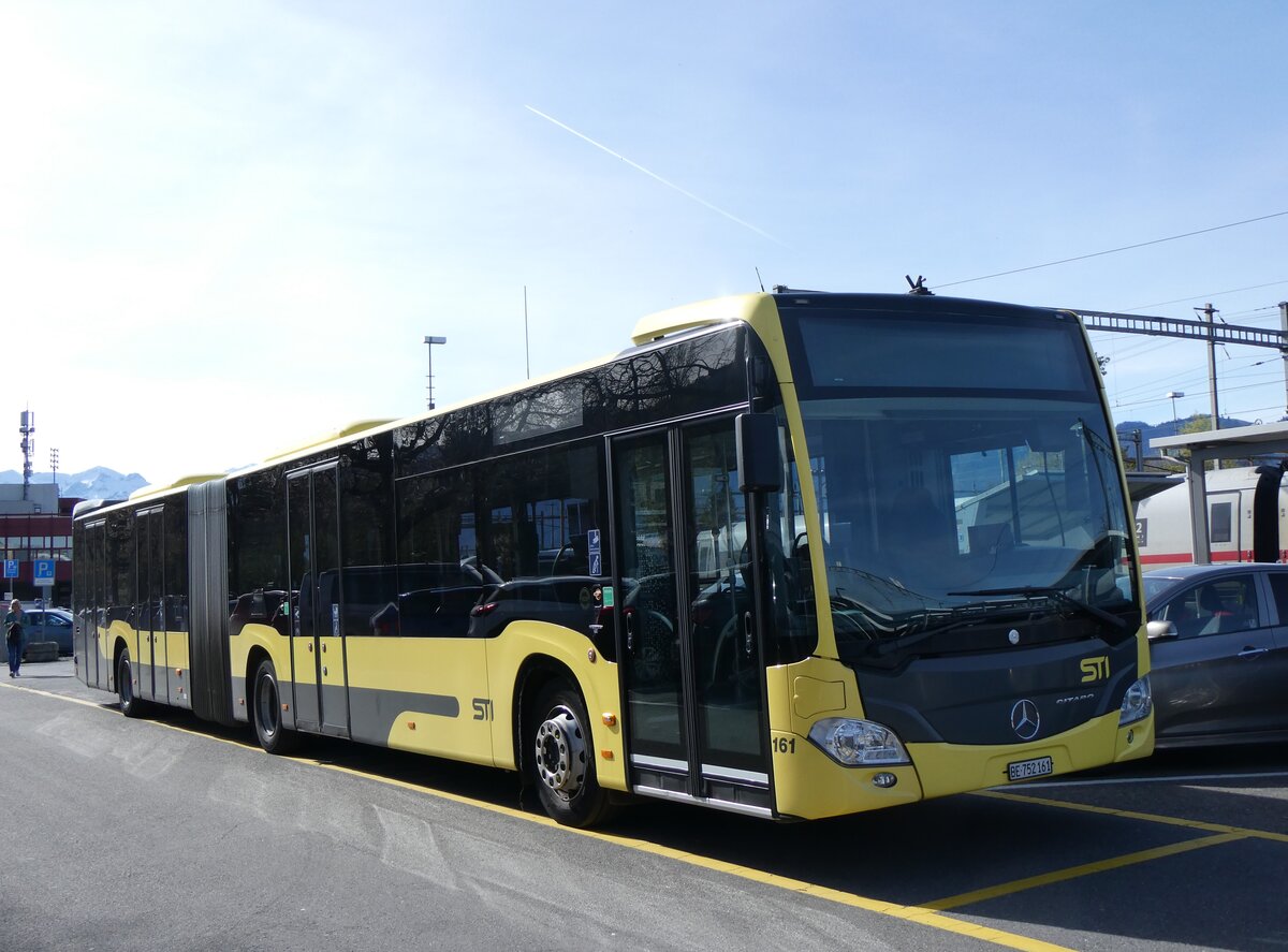 (260'996) - STI Thun - Nr. 161/BE 752'161 - Mercedes am 5. April 2024 in Thun, CarTerminal