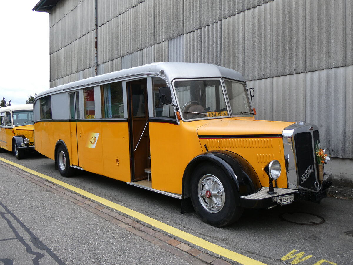 (261'934) - Badertscher, Winterthur - ZH 32'016 U - FBW/Tscher (ex P 24'574; ex P 1394) am 4. Mai 2024 in Attikon, Wegmller