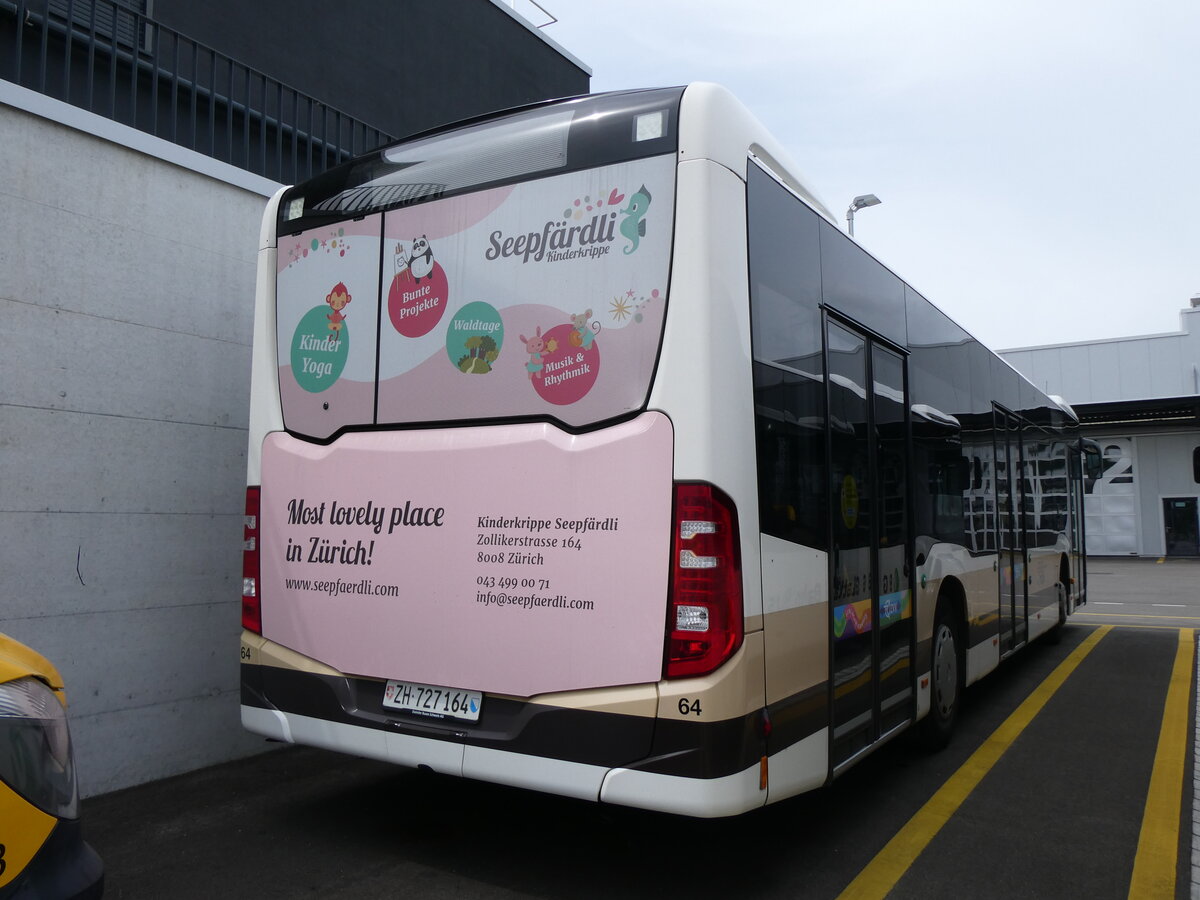 (262'130) - AZZK Zollikon - Nr. 64/ZH 727'164 - Mercedes am 4. Mai 2024 in Winterthur, Daimler Buses