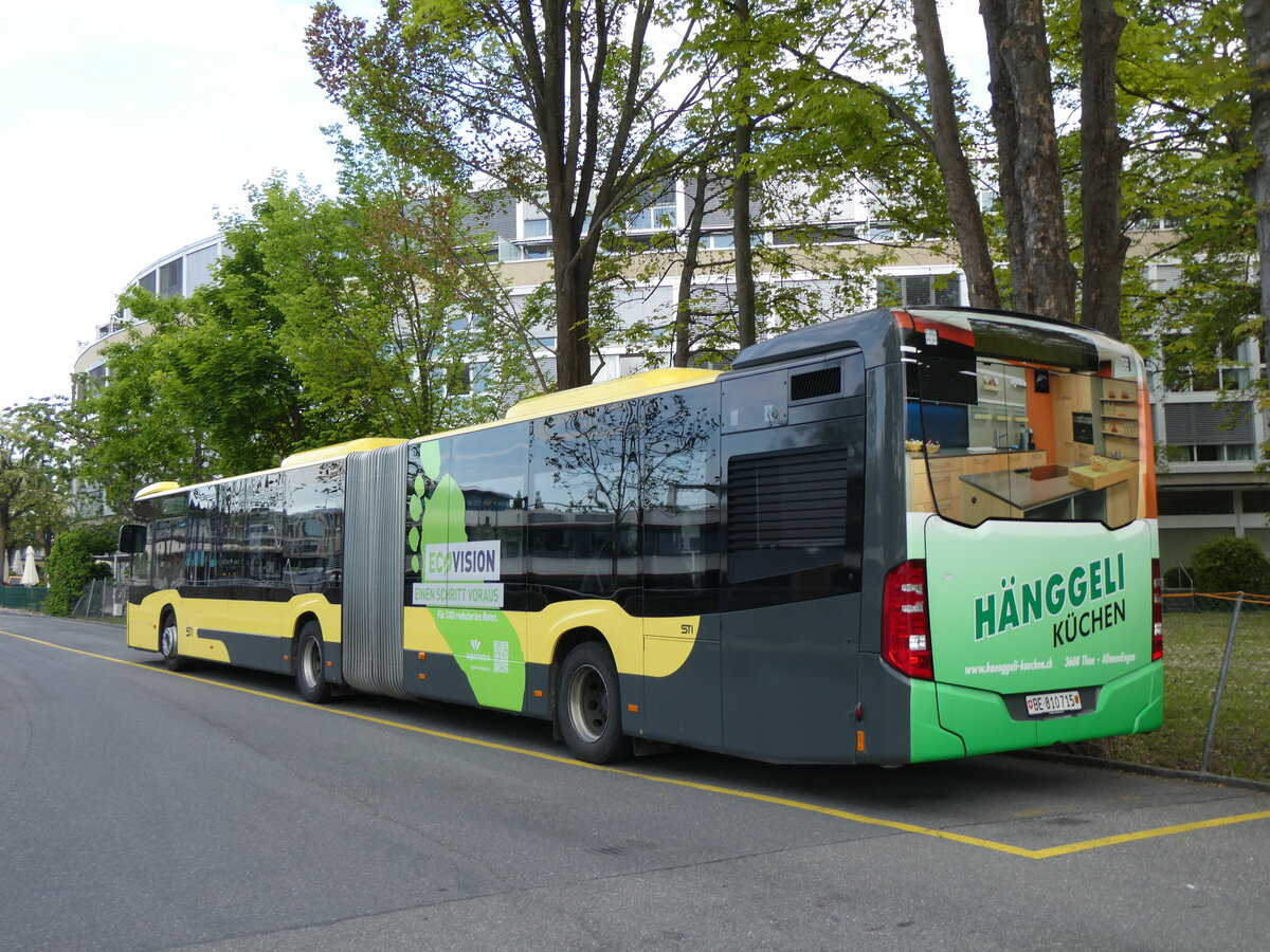 (262'297) - STI Thun - Nr. 715/BE 810'715 - Mercedes am 12. Mai 2024 bei der Schifflndte Thun