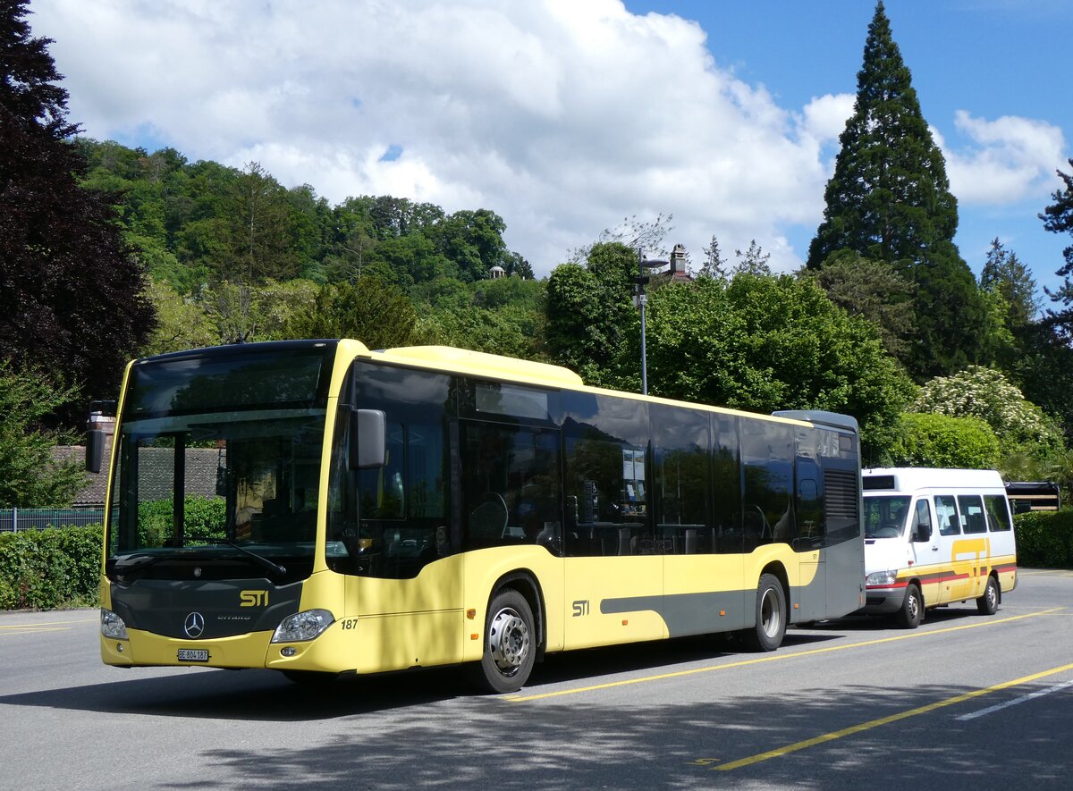 (263'254) - STI Thun - Nr. 187/BE 804'187 - Mercedes am 28. Mai 2024 bei der Schifflndte Thun