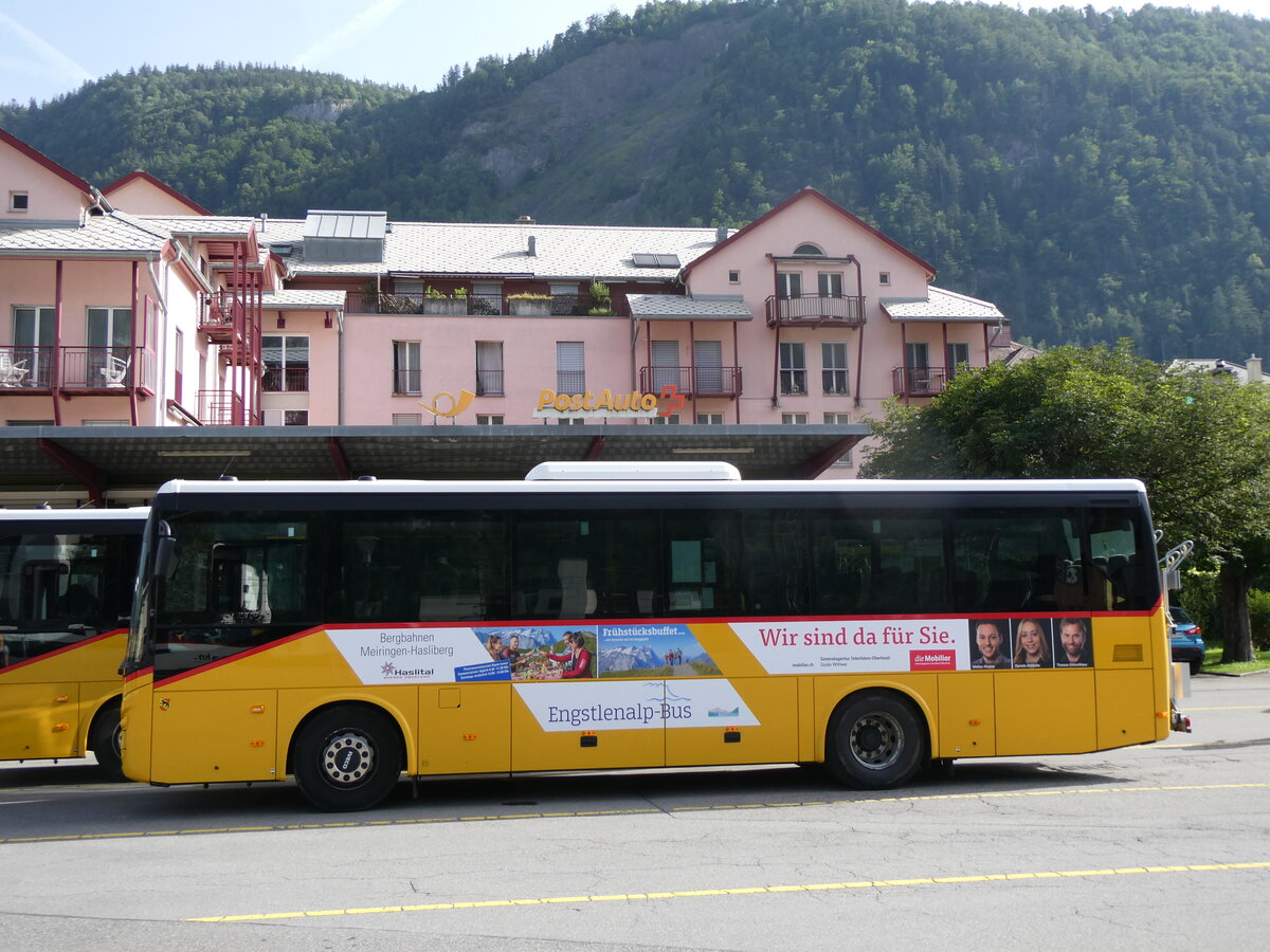 (264'073) - Flck, Brienz - Nr. 24/BE 868'724/PID 11'593 - Iveco am 29. Juni 2024 in Meiringen, Postautostation (Einsatz Engstlenalp-Bus)