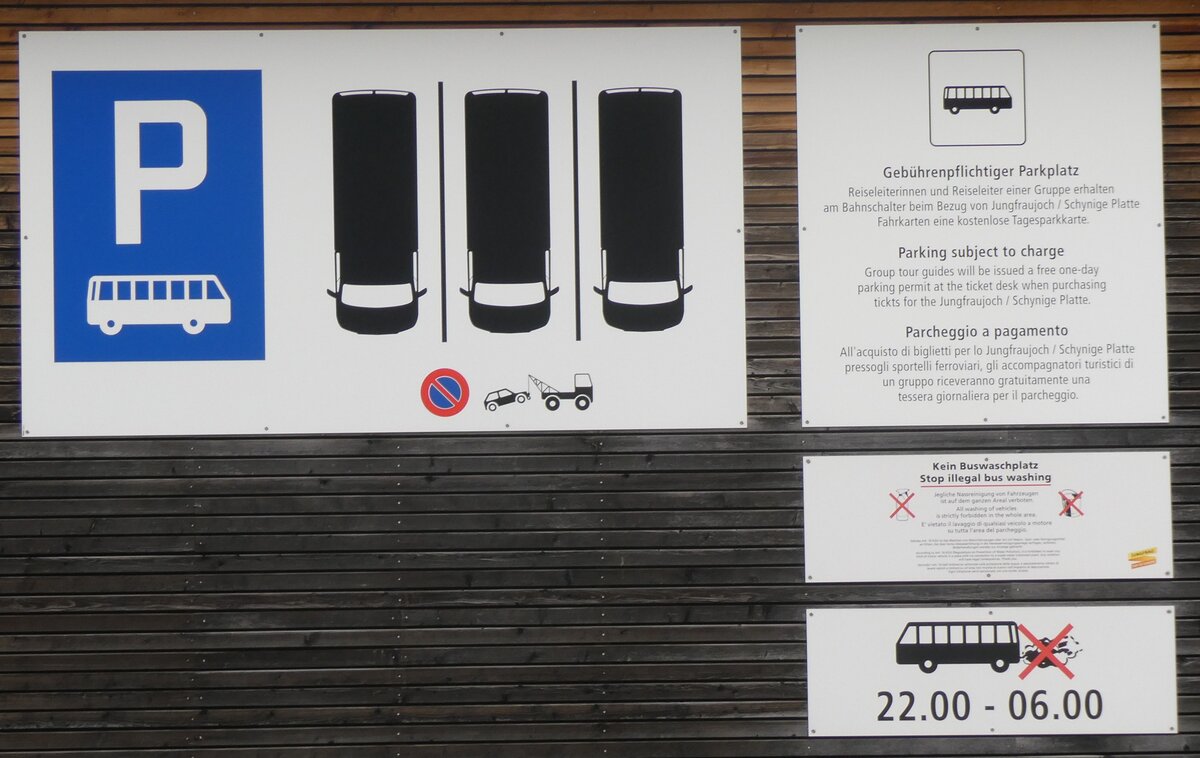 (264'202) - Parkordnung fr Cars am 31. Juni 2024 beim Bahnhof Wilderswil