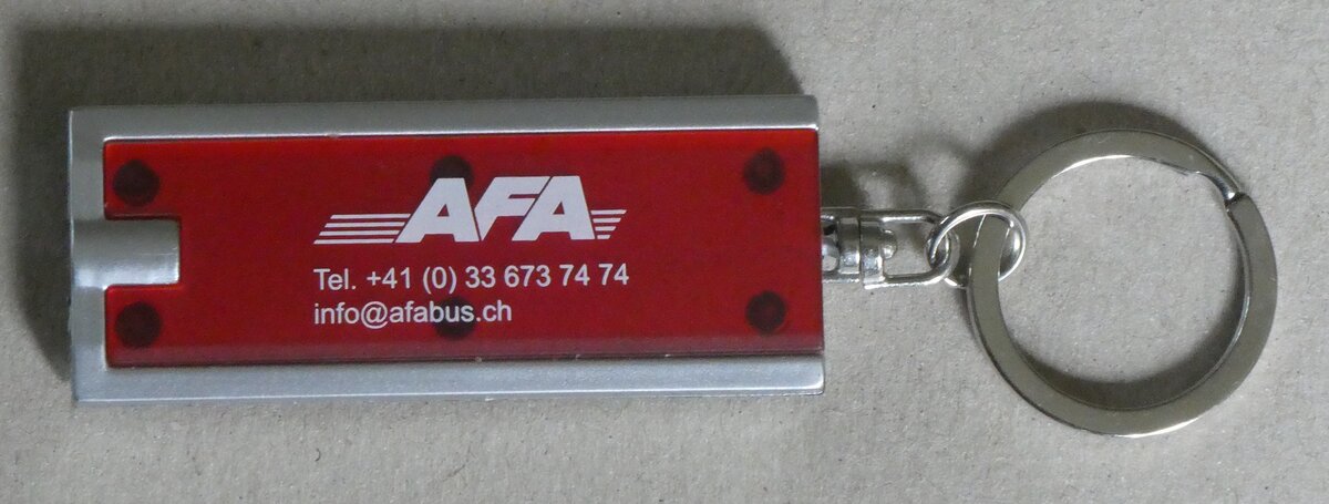 (264'253) - AFA-Schlsselanhnger mit Lmpli am 1. Juli 2024 in Thun