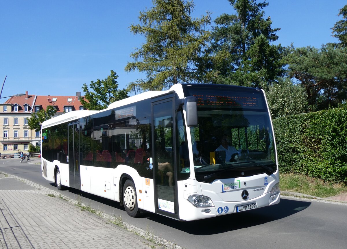 (264'496) - Regionalbus Leipzig, Deuben - L-YP 1199 - am 9. Juli 2024 in Markkleeberg, Bornaische Strasse