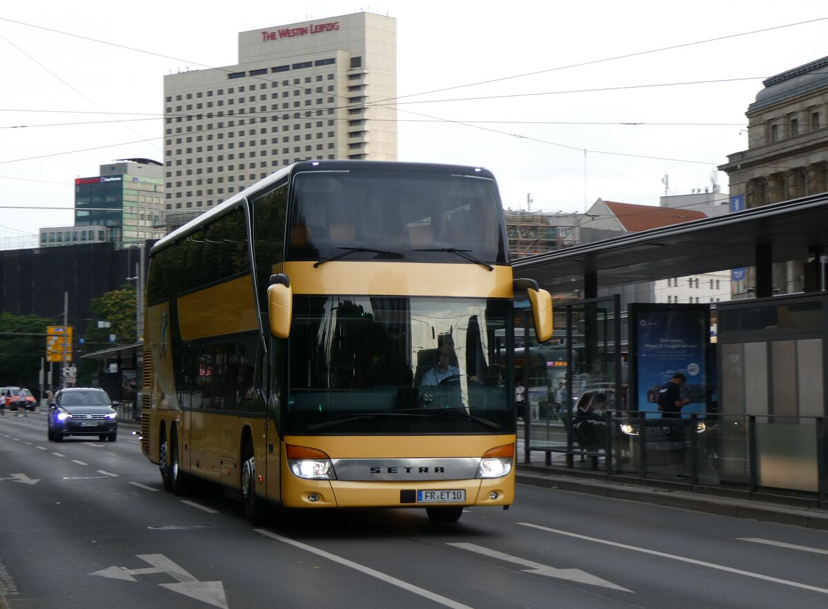 (264'565) - Hummel, Kirchzarten - FR-ET 10 - Setra am 10. Juli 2024 beim Hauptbahnhof Leipzig