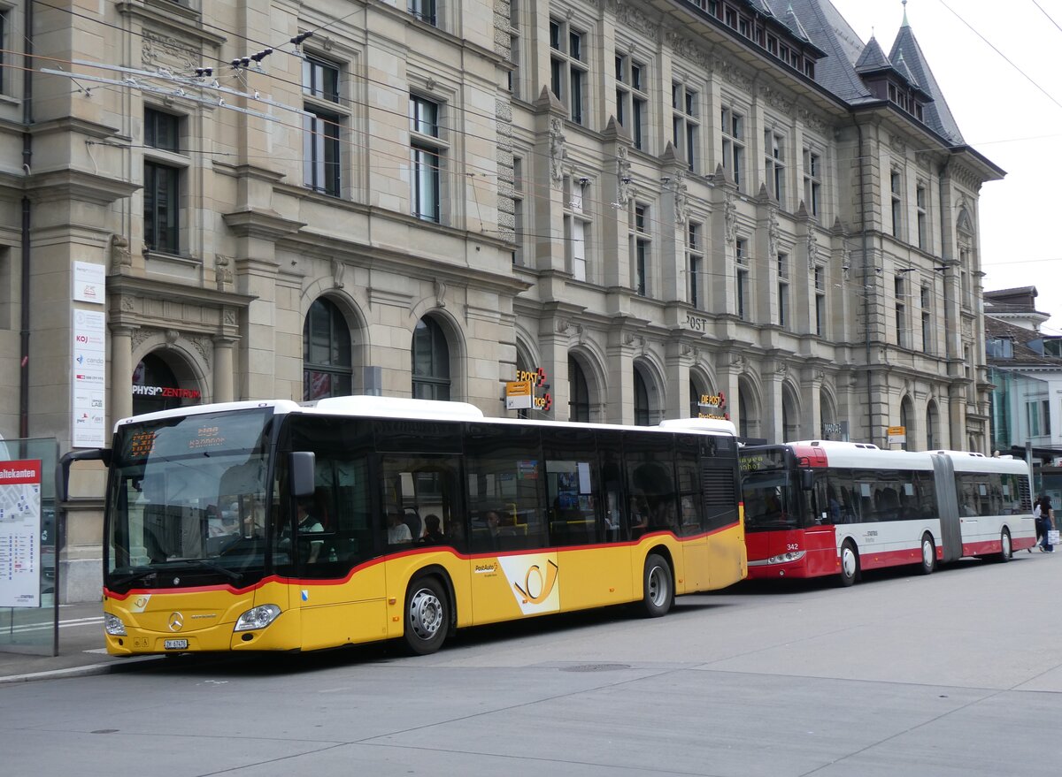 (265'893) - Steiger, Schlatt - Nr. 335/ZH 67'476/PID 10'849 - Mercedes am 17. August 2024 beim Hauptbahnhof Winterthur 