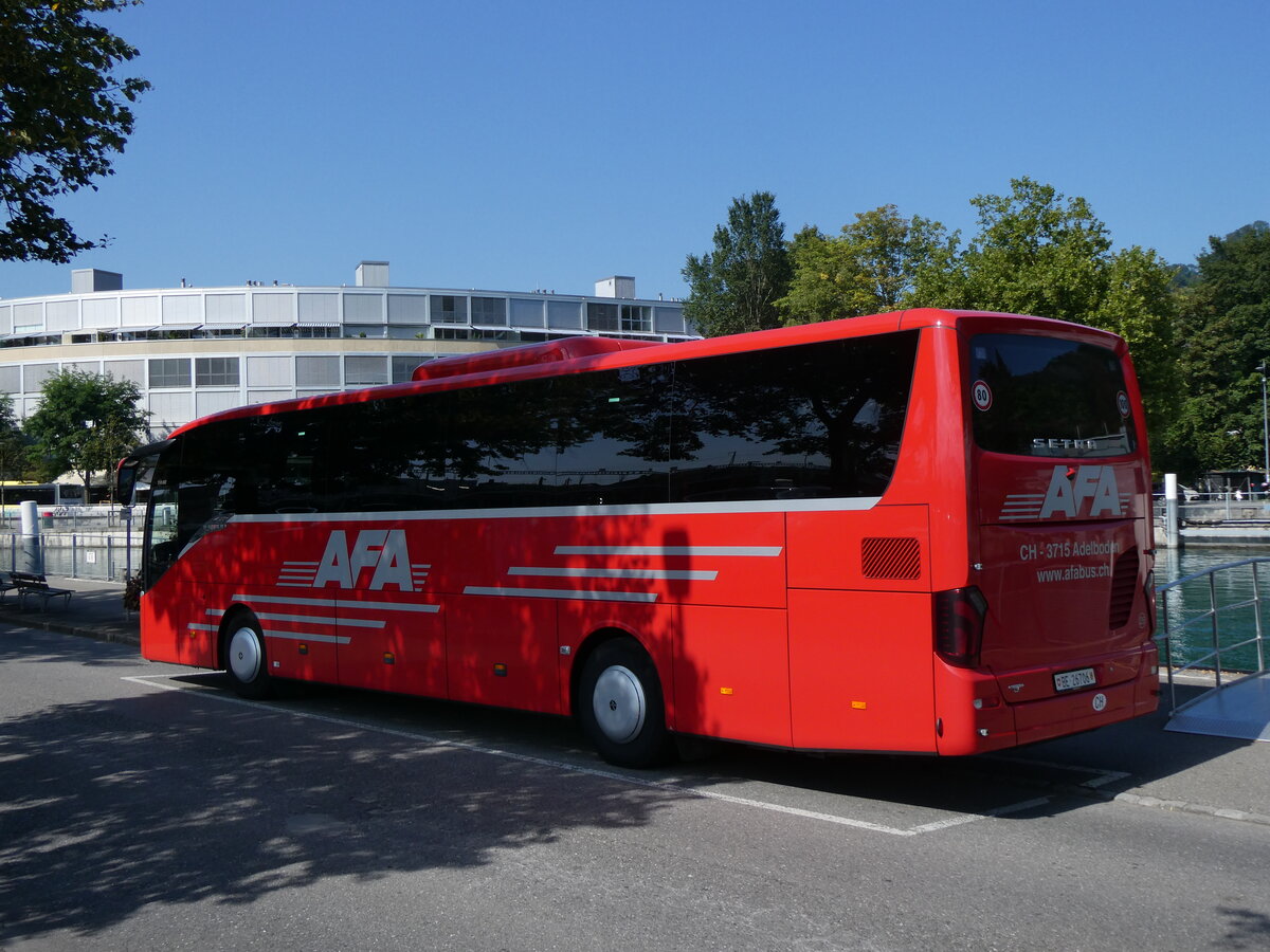 (266'118) - AFA Adelboden - Nr. 25/BE 26'706 - Setra am 24. August 2024 bei der Schifflndte Thun