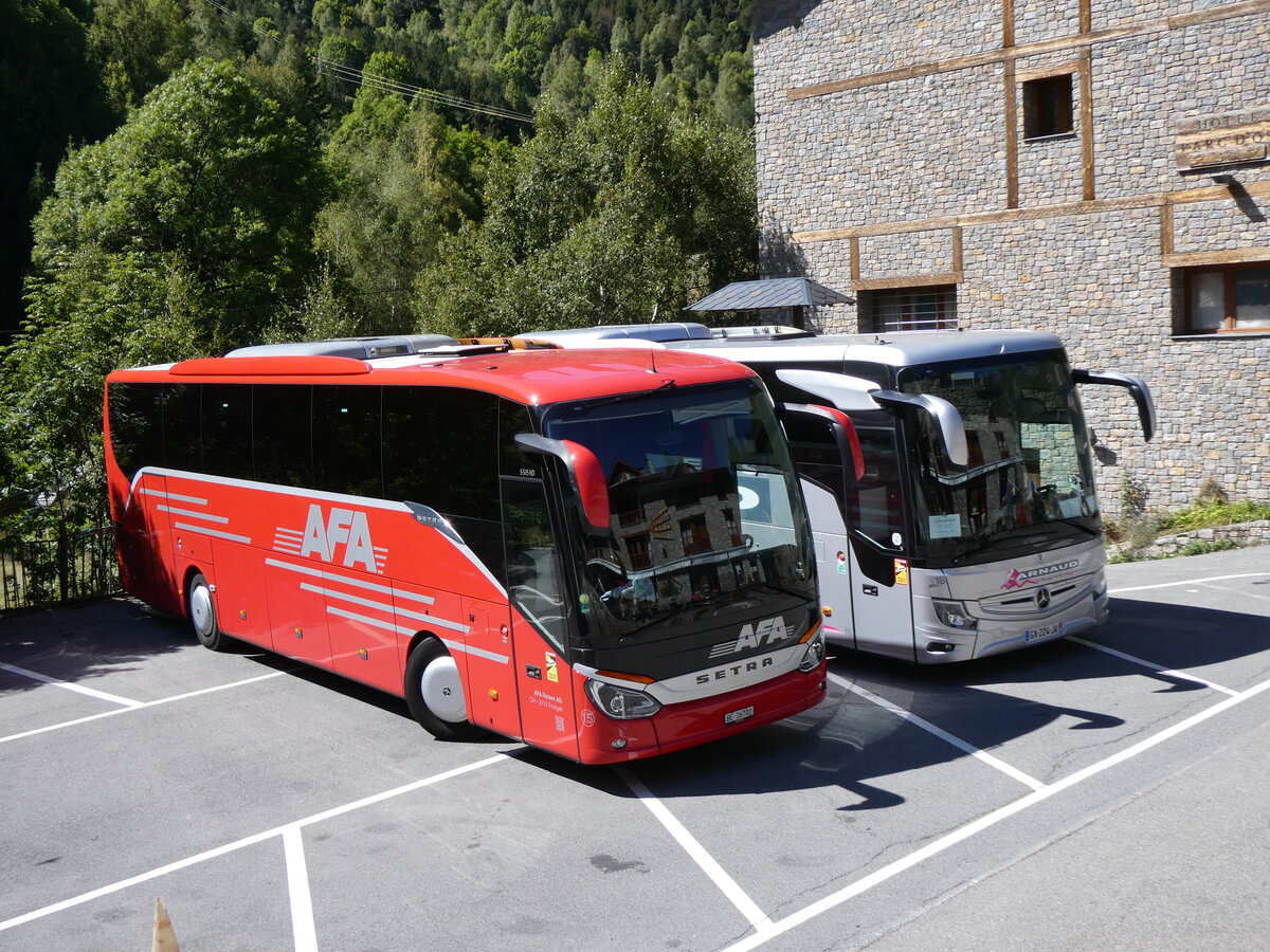 (267'110) - Aus der Schweiz: AFA Adelboden - Nr. 15/BE 26'702 - Setra am 17. September 2024 in Os de Civis