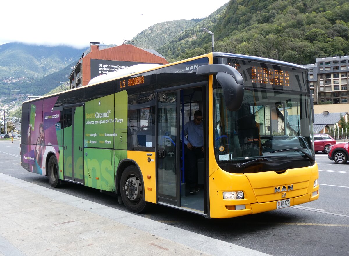 (267'213) - Coopalsa, Andorra la Vella - M5170 - MAN am 18. September 2024 in Andorra la Vella, Estaci Nacional Autobusos