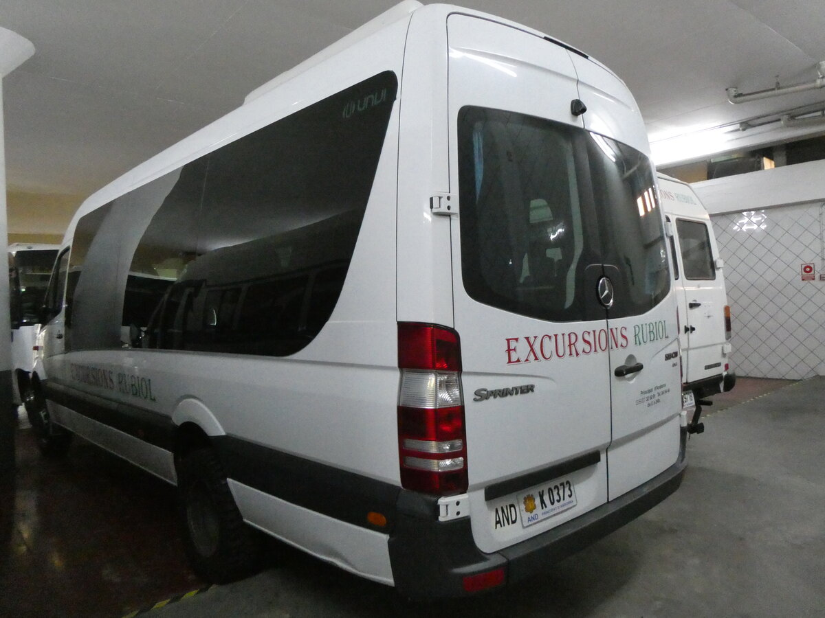 (267'303) - Rubiol, Escaldes-Engordany - K0373 - Mercedes am 19. September 2024 in Andorra la Vella, Carparkhaus