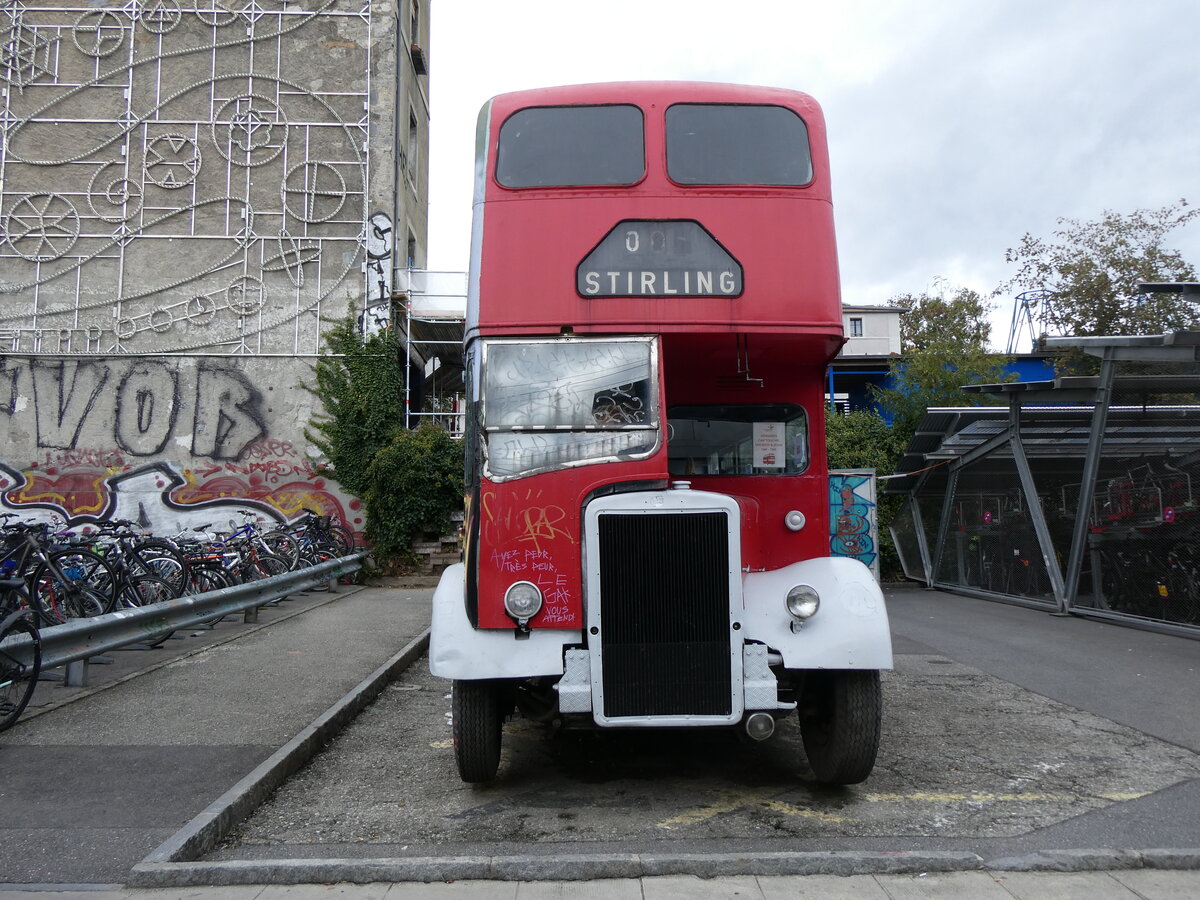 (267'922) - Car Touche, Genve - Leyland (ex Londonbus) am 10. Oktober 2024 beim Bahnhof 
Genve