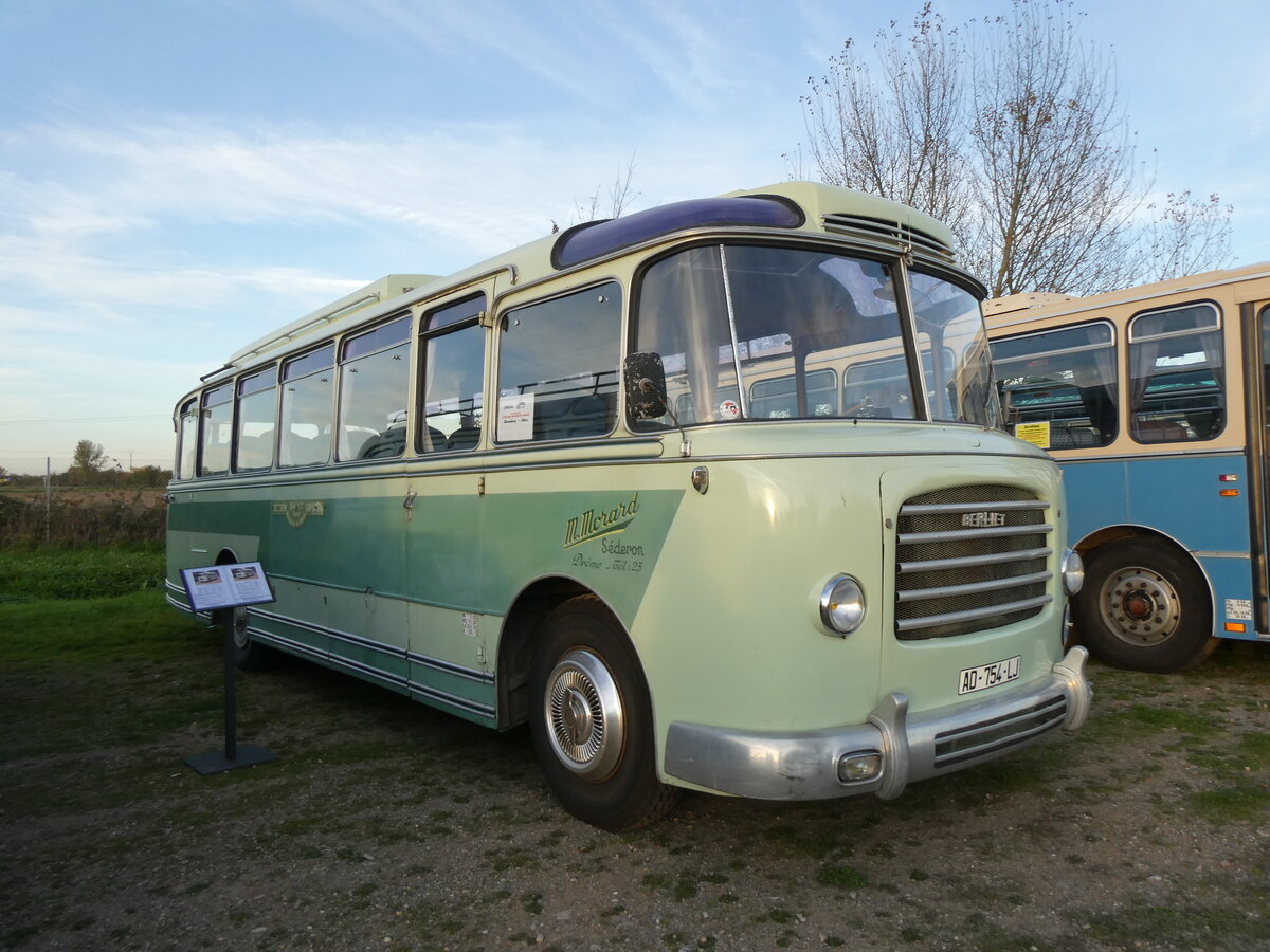 (268'464) - Morard, Sderon (AAF) - AD 754 LJ - Berliet/Gangloff Colmar am 25. Oktober 2024 in Kintzheim, Cigoland