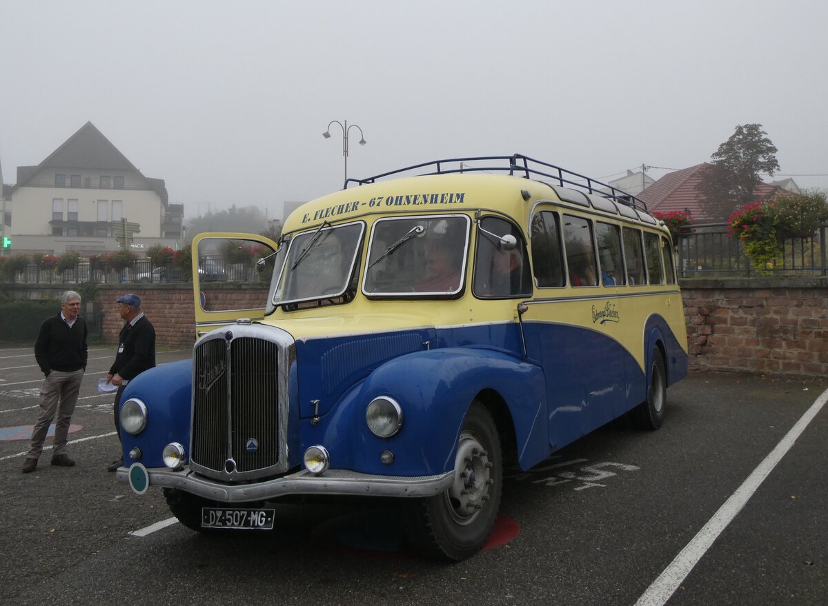 (268'525) - Flecher, Ohnenheim - DZ 507 MG - Saurer/Di Rosa am 26. Oktober 2024 in Ribeauvill, Parkplatz