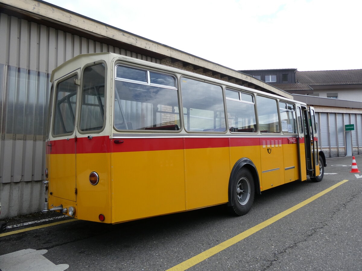 (274'524) - Brander, B�tschwil - SG 29'670 U - Saurer/Krapf (ex Vetsch, Oberhelfenschwil) am 3. Mai 2025 in Attikon, Wegm�ller