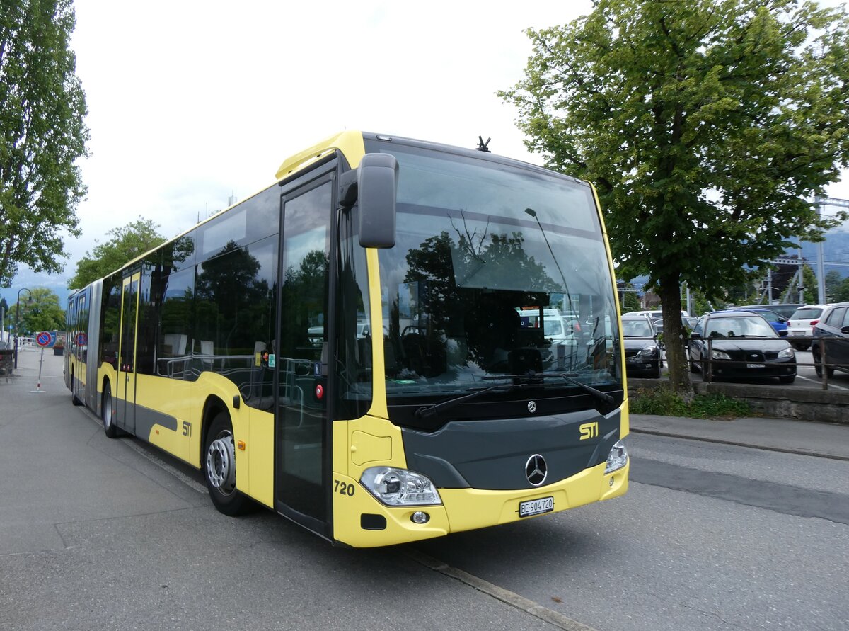 (276'288) - STI Thun - Nr. 720/BE 904'720 - Mercedes am 5. Juni 2025 bei der Schifflndte Thun