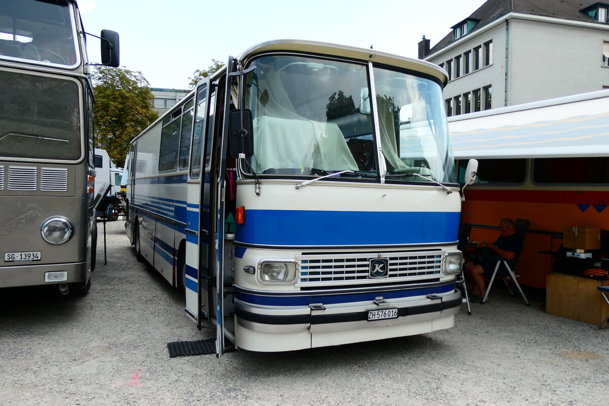 (279'074) - Meier, Dietikon - ZH 576'016 - Setra (ex Geiger, Adelboden Nr. 1; ex Selbert, Unteriberg) am 16. August 2025 in Solothurn, Baseltor