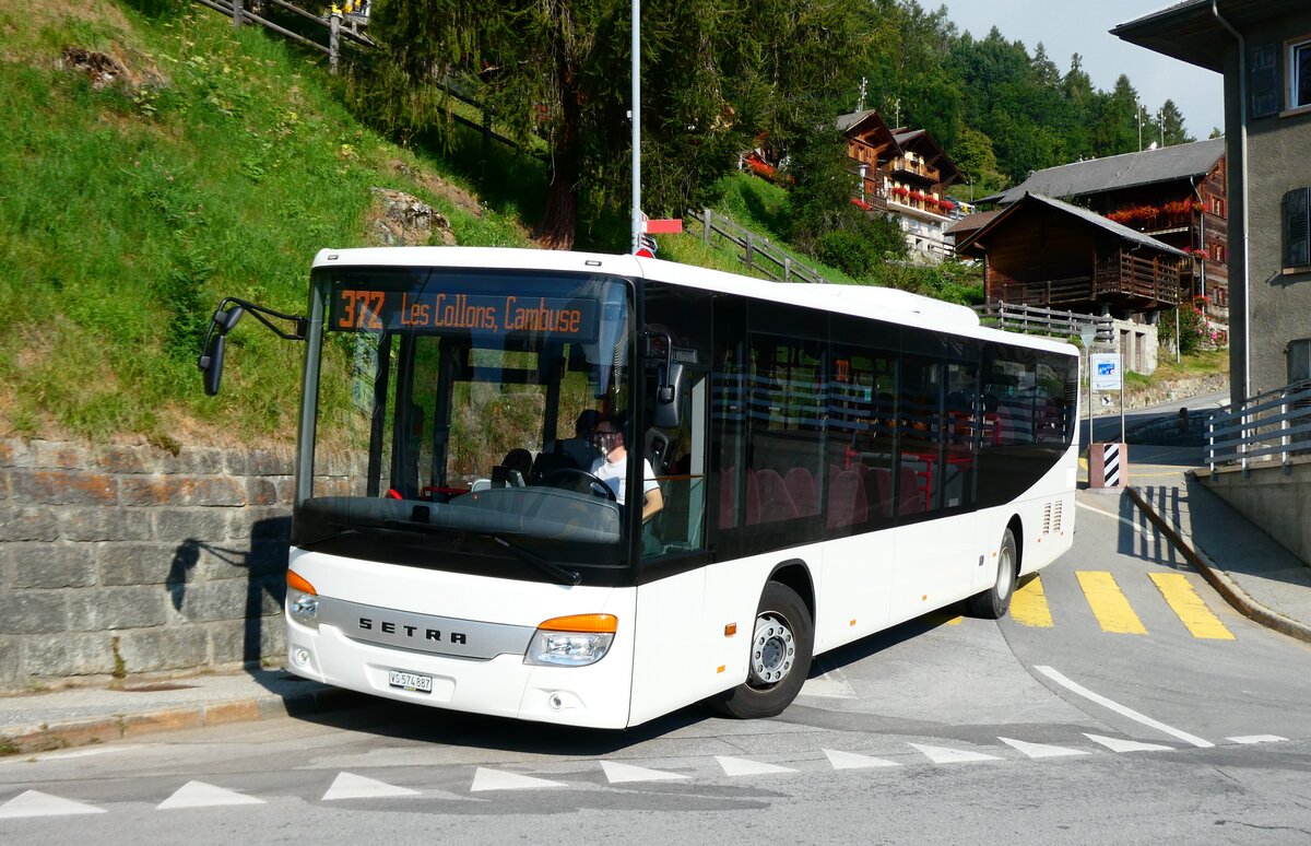 (279'277) - Theytaz, Sion - VS 574'887 - Setra (ex Rttgen, D-Untersteinach) am 23. August 2025 in Hrmence