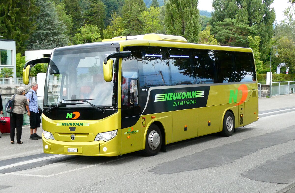 (279'330) - Neukomm, Horboden - BE 85'499 - Temsa am 23. August 2025 bei der Schifflndte Thun