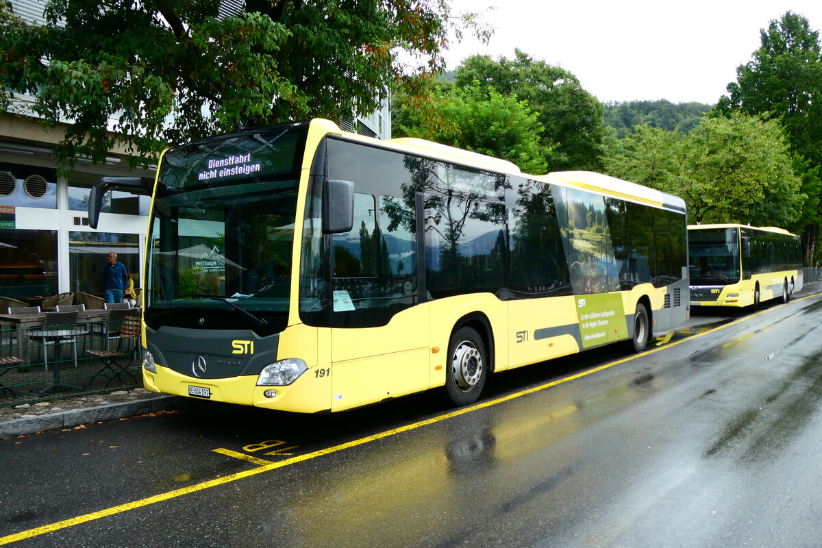 (279'464) - STI Thun - Nr. 191/BE 804'191 - Mercedes am 28. August 2025 bei der Schifflndte Thun