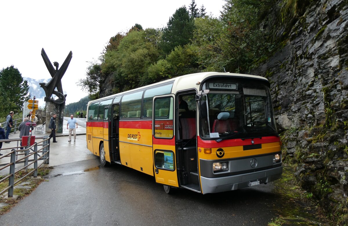 (280'123) - Buzzi, Bern - BE 910'789 - Mercedes (ex Mattli, Wassen/PID 2295) am 9. September 2025 in Zervreila, Stausee