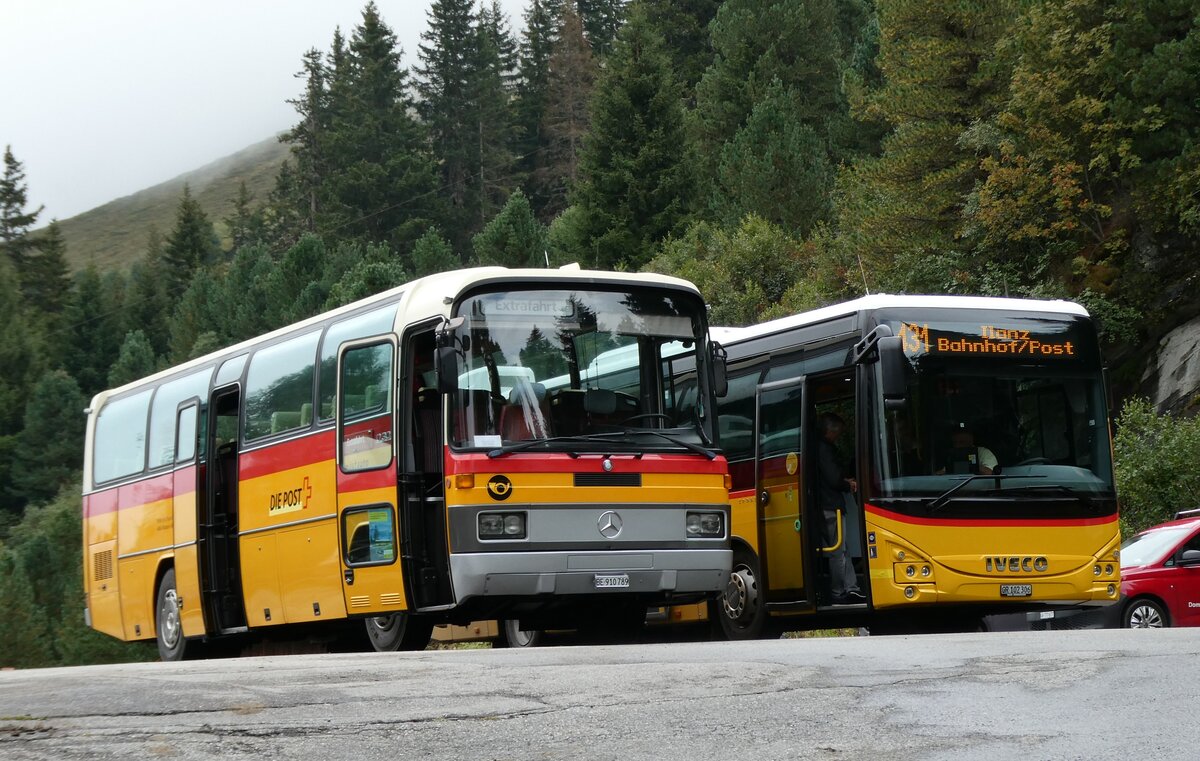 (280'165) - Buzzi, Bern - BE 910'789 - Mercedes (ex Mattli, Wassen/PID 2295) am 9. September 2025 in Vals, Zervreila