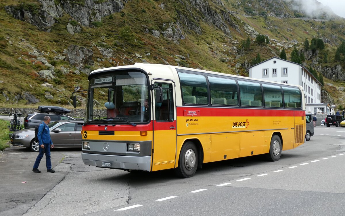 (280'283) - Buzzi, Bern - BE 910'789 - Mercedes (ex Mattli, Wassen/PID 2295) am 10. September 2025 in Susten, Steingletscher