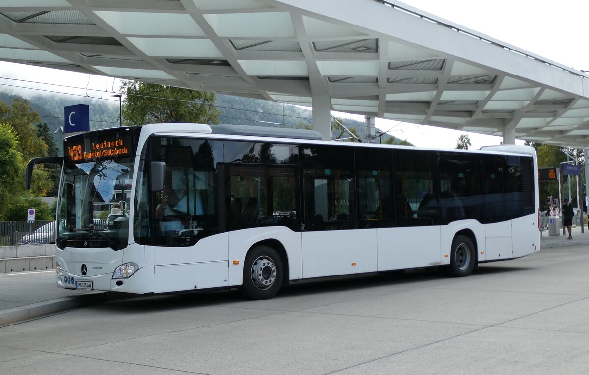 (280'449) . Breuss, Rankweil - I 6035 AW - Mercedes am 16. September 2025 beim Bahnhof Seefeld