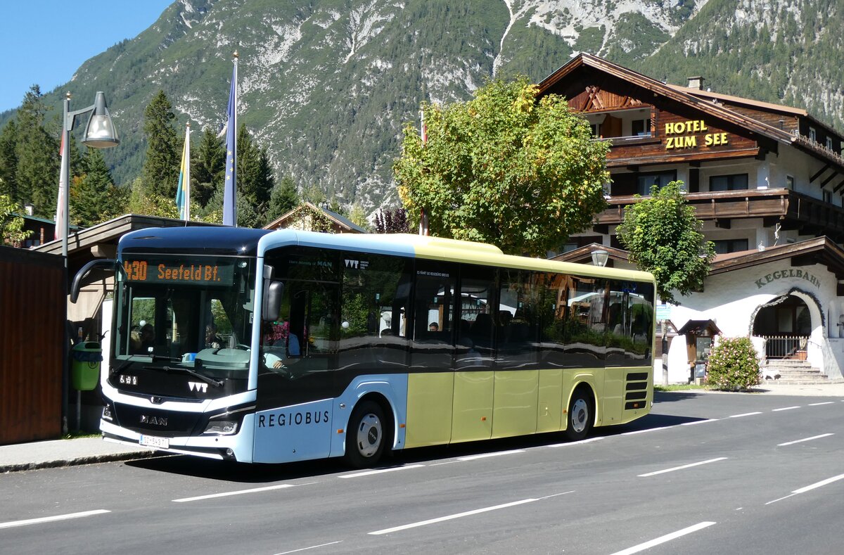 (280'606) - Breuss, Rankweil - Nr. 543/SZ 543 TI - MAN am 20. September 2025 in Leutasch, Weidach Zentrum