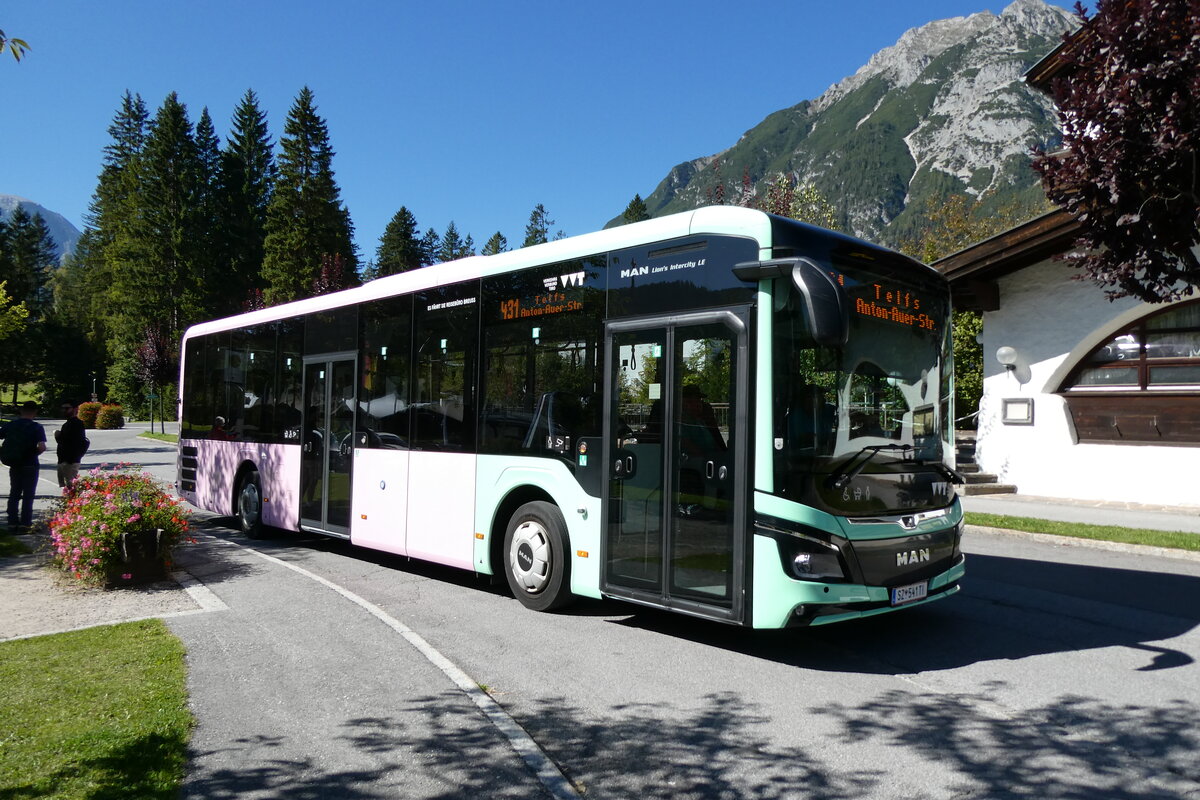 (280'616) - Breuss, Rankweil - Nr. 541/SZ 541 TI - MAN am 20. September 2025 in Leutasch, Weidach Zentrum