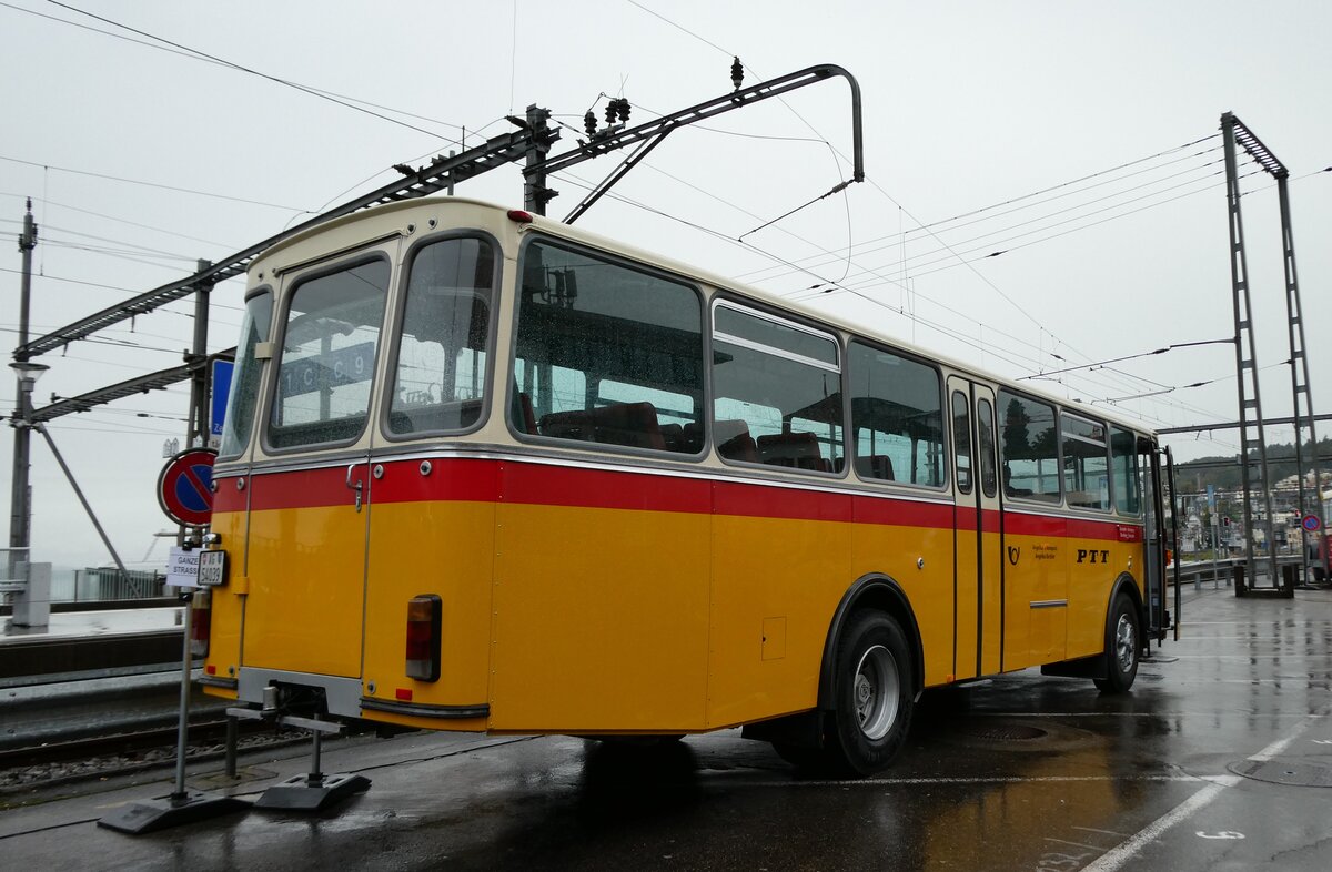(280'676) - Birchler, Remetschwil - AG 54'039 - FBW/Tscher (ex Gerber, Winkel; ex Eggenberger, Mriken; ex Tanner, Bubendorf; ex P 24'803) am 27. September 2025 beim Bahnhof Wdenswil