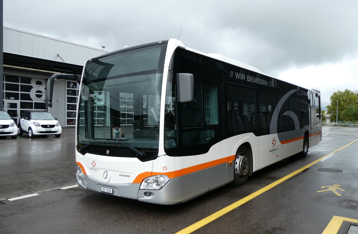 (280'780) - AAGU Altdorf - Nr. 15/UR 9348 - Mercedes am 27. September 2025 in Winterthur, Daimler Buses