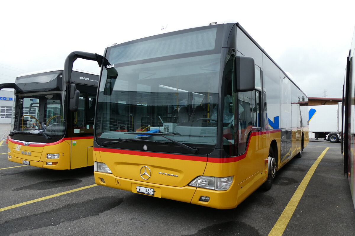 (280'820) - CarPostal Ouest - VD 1465/PID 5004 - Mercedes (ex TPB, Sdeilles) am 28. September 2025 in Kerzers, Interbus