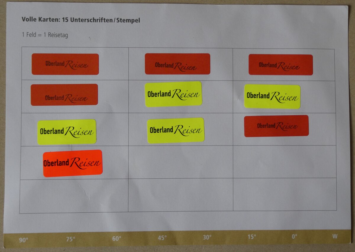 (281'072) - Oberland Reisen-Treuekarte am 8. Oktober 2025 in Thun