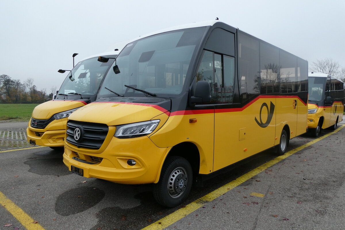 (282'168) - PostAuto Graub�nden - PID 12'231 - K-Bus/Mercedes am 8. November 2025 in Zuchwil, Garage BSU