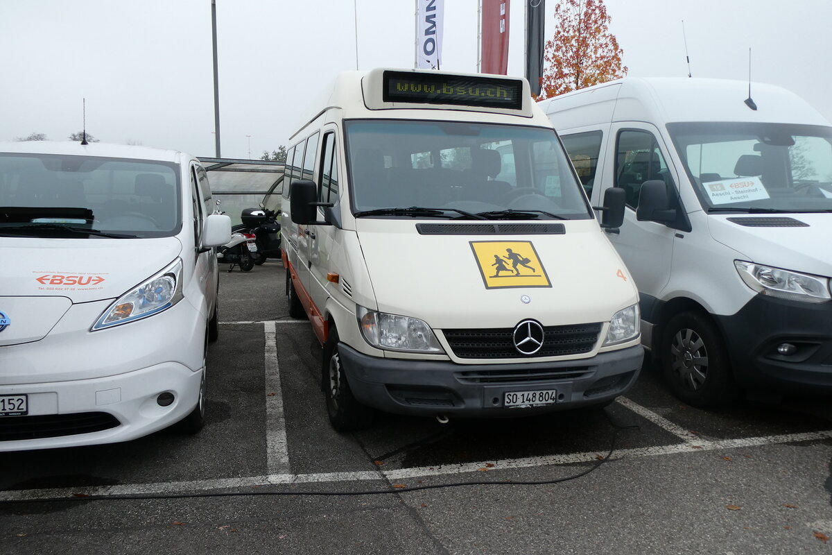 (282'177) - BSU Solothurn - Nr. 4/SO 148'804 - Mercedes am 8. November 2025 in Zuchwil, Garage