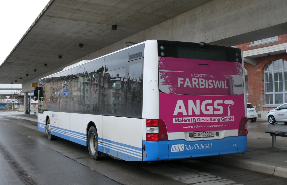 (282'781) - BOTG Amriswil - Nr. 415/TG 158'063 - MAN am 5. Dezember 2025 in Arbon, Bushof