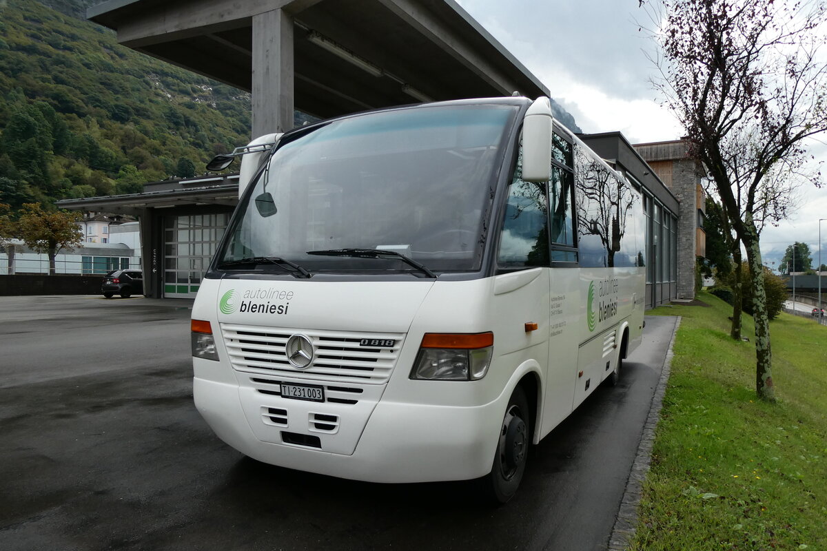 (28'328) - ABl Biaca - Nr. Nr. 3/TI 231'003 - Mercedes am 13. September 2025 in Biasca, Garage