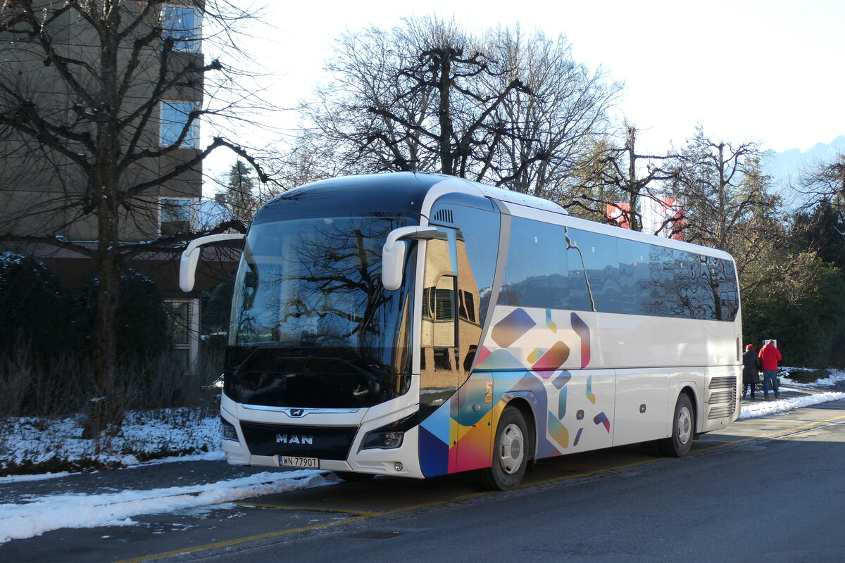 (283'710) - Aus Polen: ??? - WN 7790T - MAN am 4. Januar 2026 in Thun, Hotel Seepark