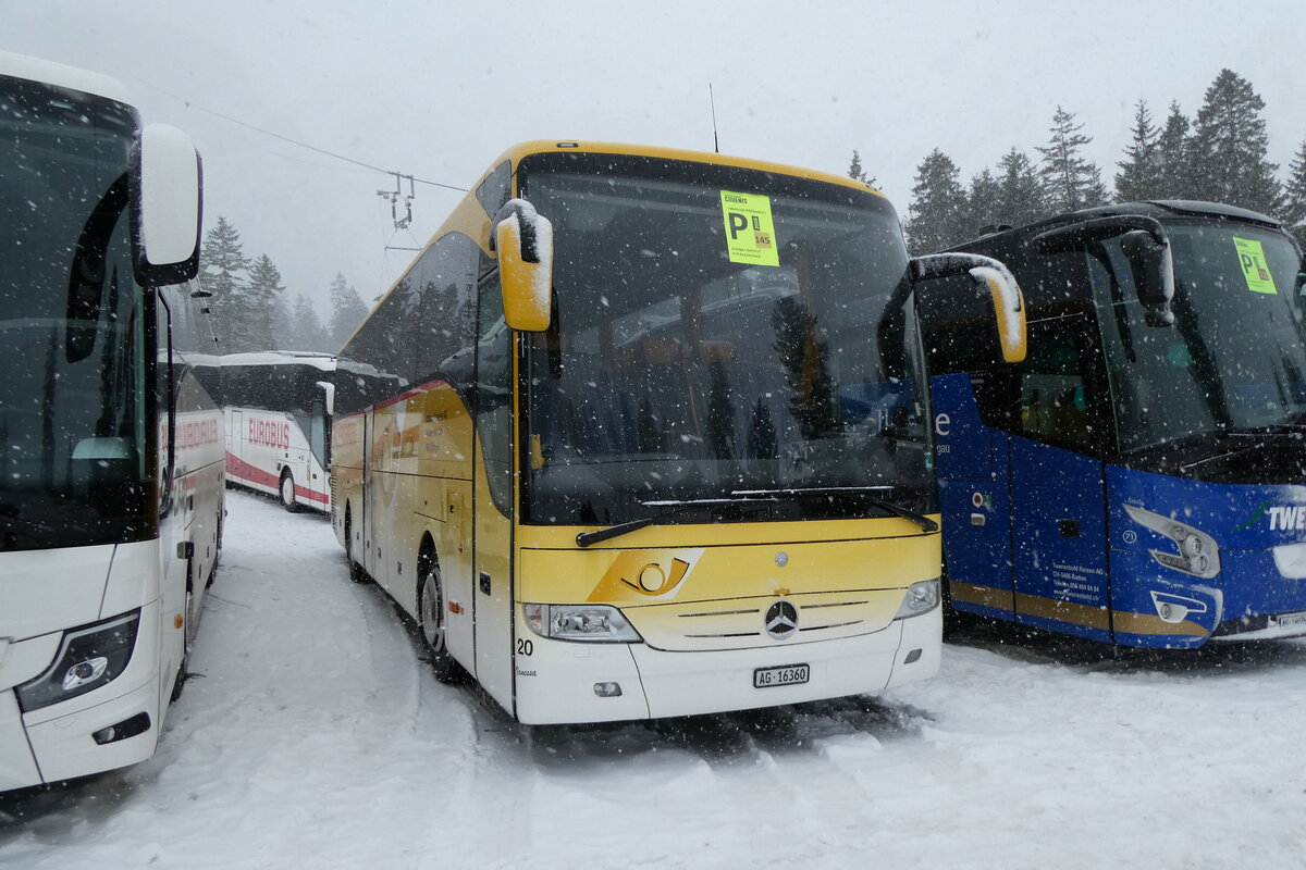 (283'886) - Tschannen, Zofingen - Nr. 20/AG 16'360 - Mercedes am 10. Januar 2026 in Adelboden, Unter dem Birg