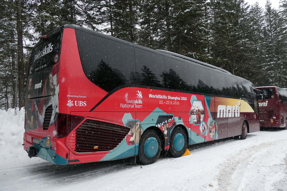 (283'893) - Marti, Kallnach - Nr. 4/BE 572'204 - Setra am 10. Januar 2026 in Adelboden, Unter dem Birg