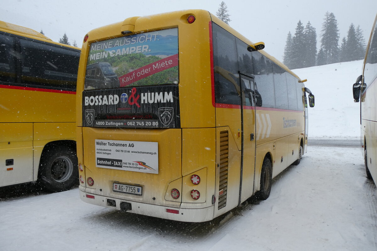 (283'983) - Tschannen, Zofingen - Nr. 16/AG 7755 - Temsa am 10. Januar 2026 in Adelboden, Unter dem Birg
